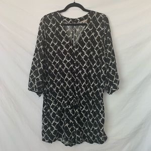 Banana Republic Black and White Romper